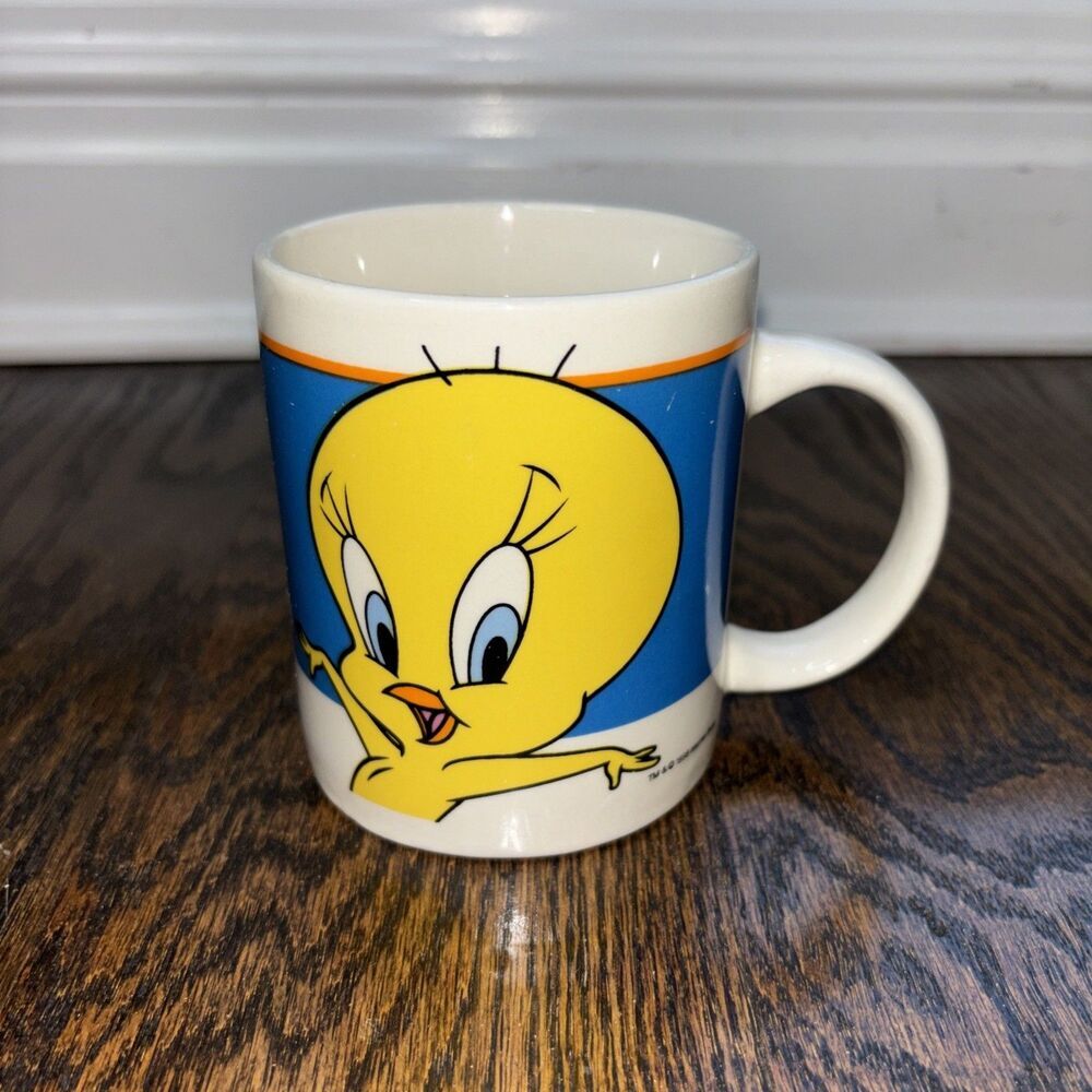 1998 Tweety Bird Looney Tunes Gibson Mug Warner Bros Retro Coffee Cup